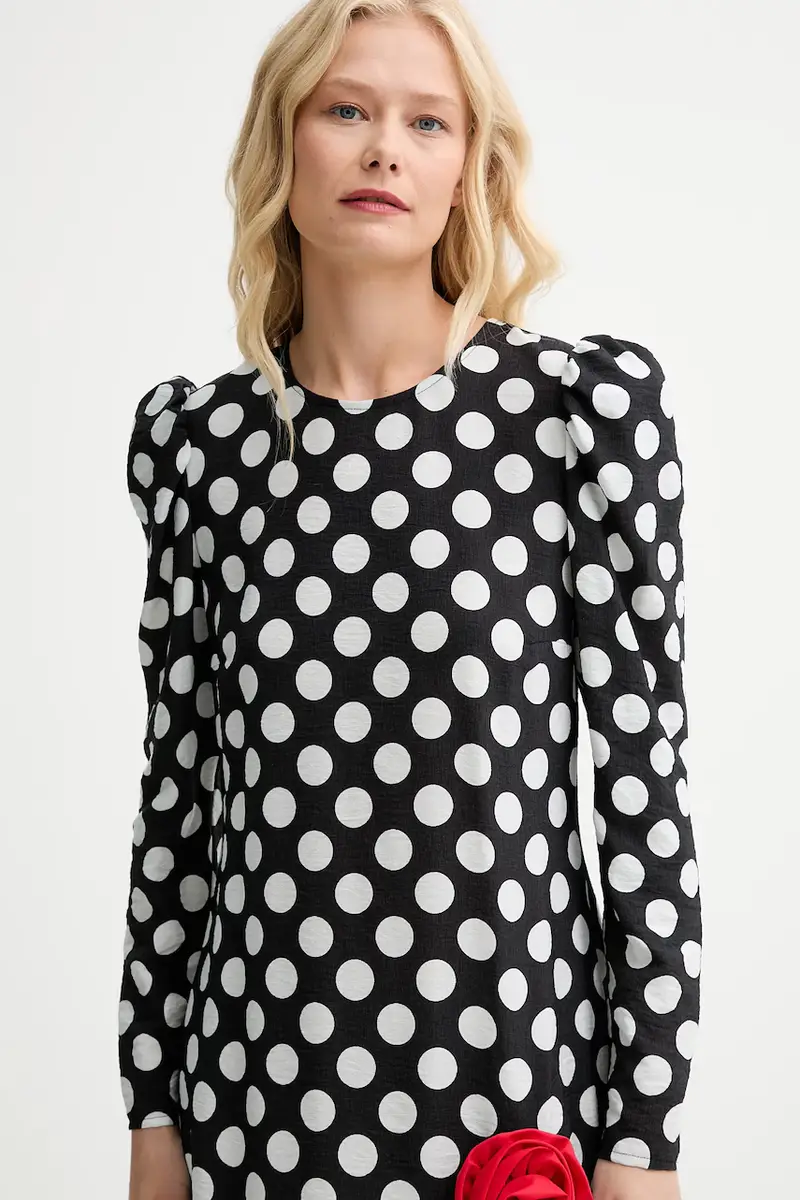 vestito colore nero DNDR02G097R miniatura 4