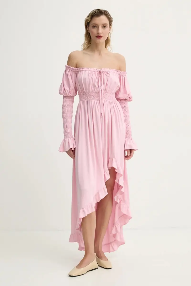 vestito colore rosa WADR02P006N