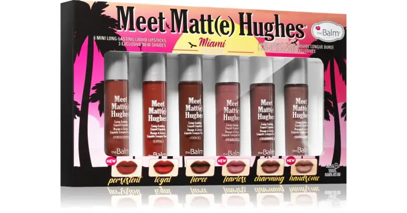 Meet Matte Hughes ( Miami ) - Un set di sei rossetti liquidi a lunga tenuta
