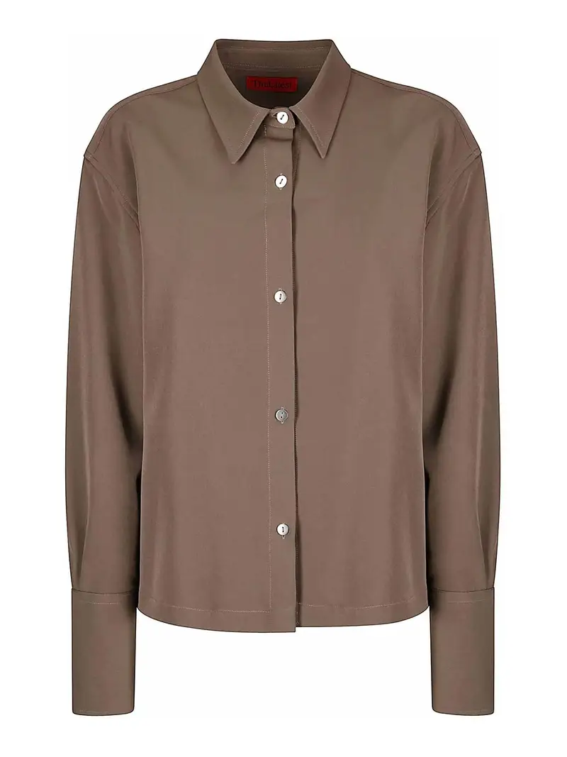 Camicia maniche lunghe Beige