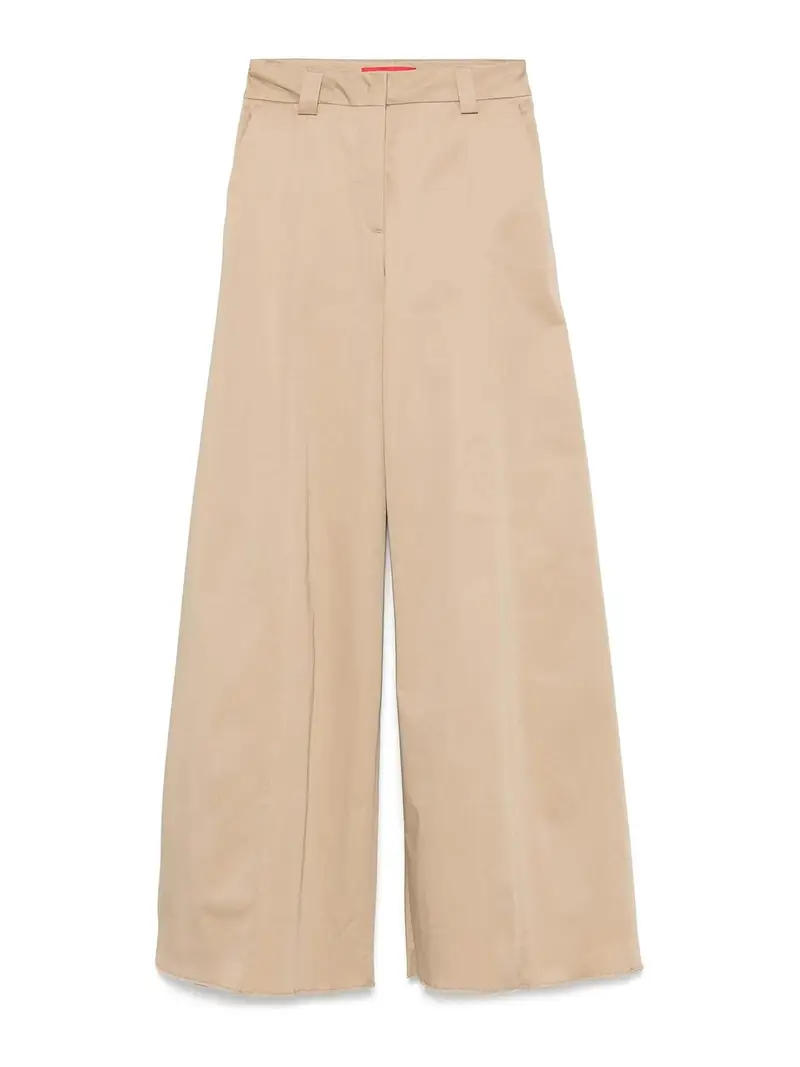 Panta Gamba Larga Beige
