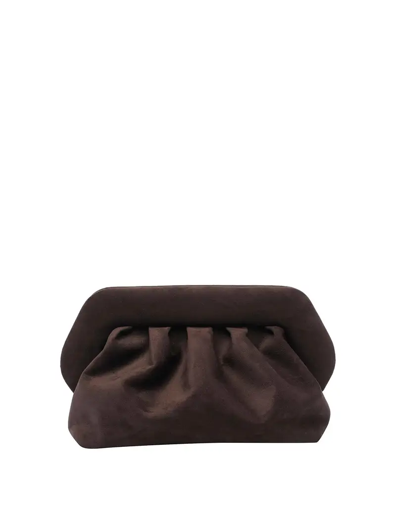 Themoirè Clutch Marrone 3303564