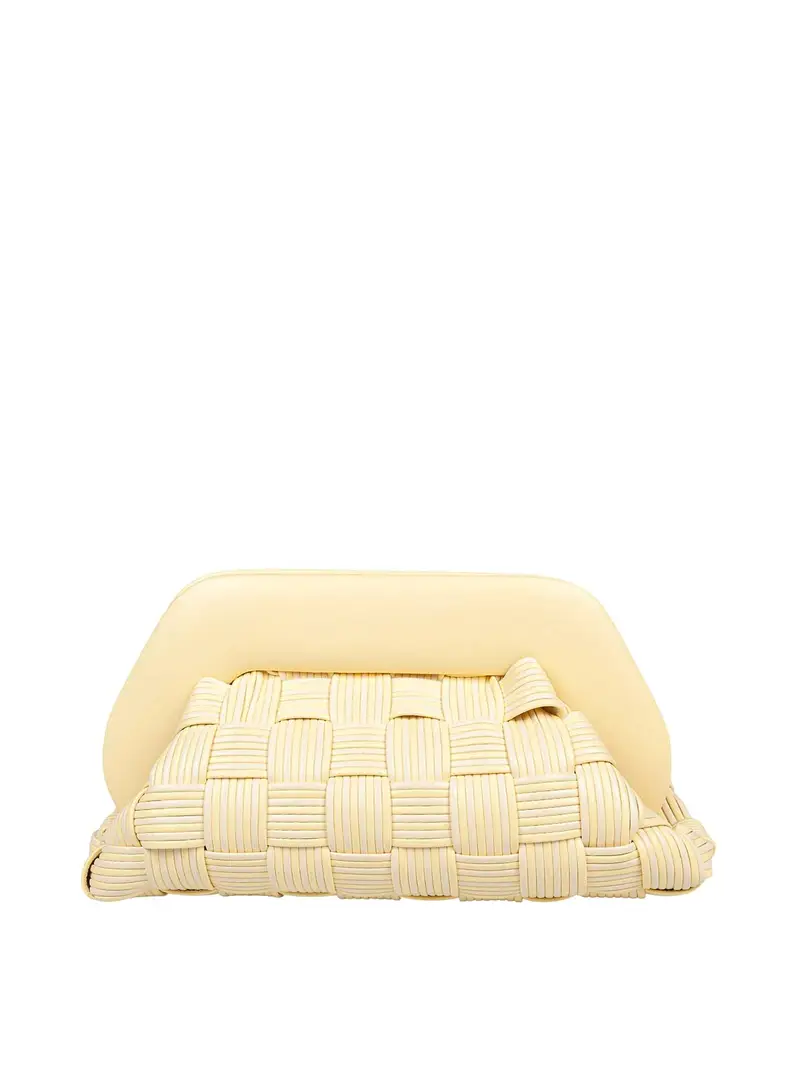 Borsa A Mano Bios In Ecopelle Intrecciata Giallo