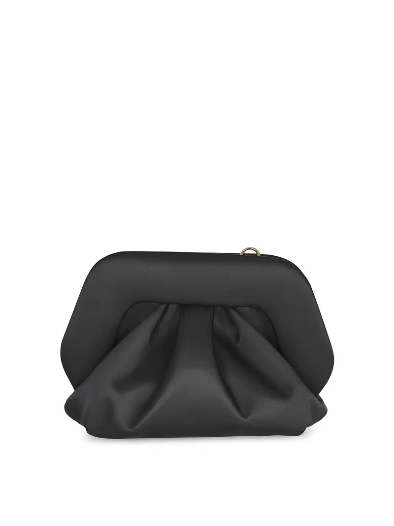 Borsa In Themoir Realizzata In Raso Nero