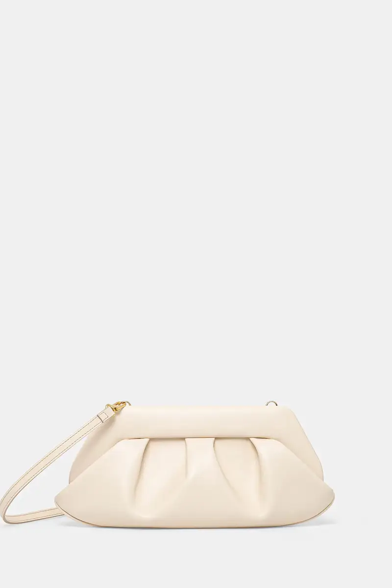 Themoirè Pochette Beige 4196042