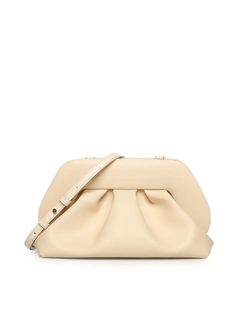 Pochette media in tessuto Bios Vegan Bianco