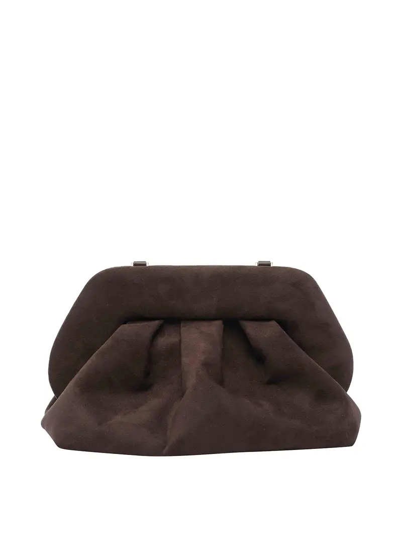 Themoirè Clutch Marrone 3303566