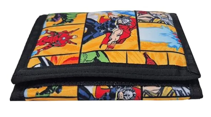 Theonoi Portafoglio per bambini per ragazzi e ragazze accessori per borse scolastiche, Avengers, 9 x 13 cm, Comic