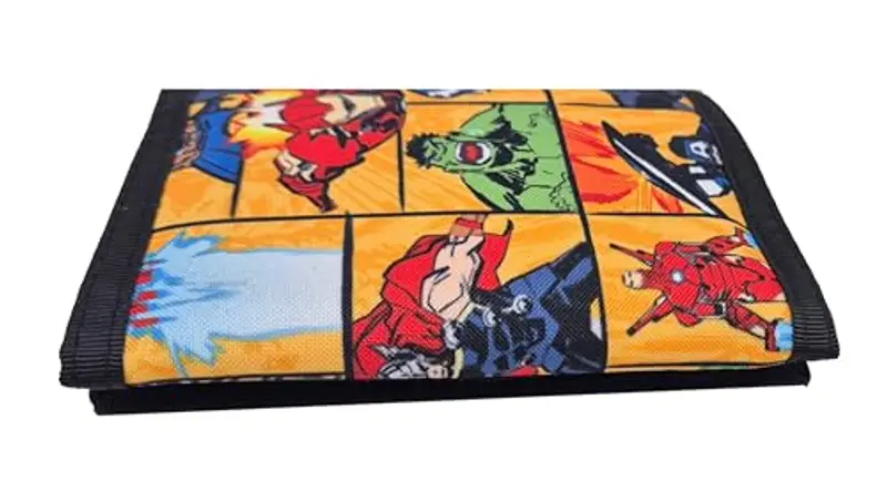 Theonoi Portafoglio per bambini per ragazzi e ragazze accessori per borse scolastiche, Avengers, 9 x 13 cm, Comic miniatura 3