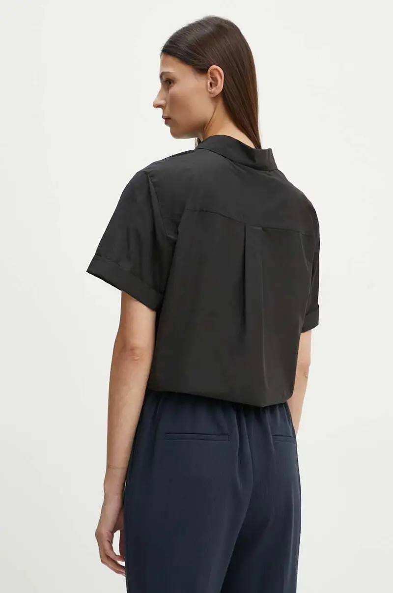 camicia donna colore nero O0504508 miniatura 3