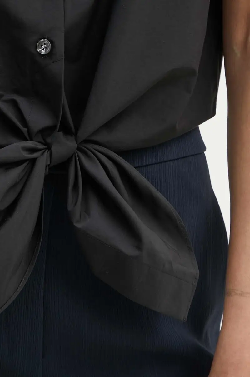 camicia donna colore nero O0504508 miniatura 5