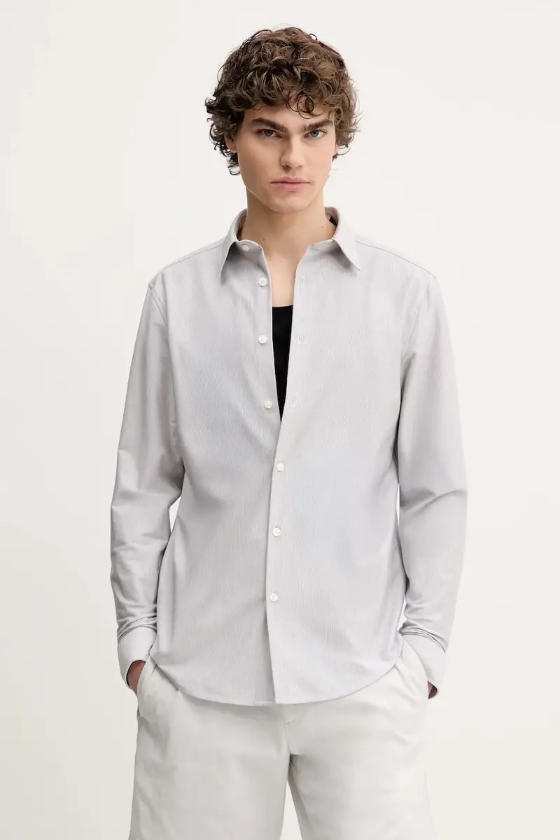 camicia uomo colore grigio O0794502