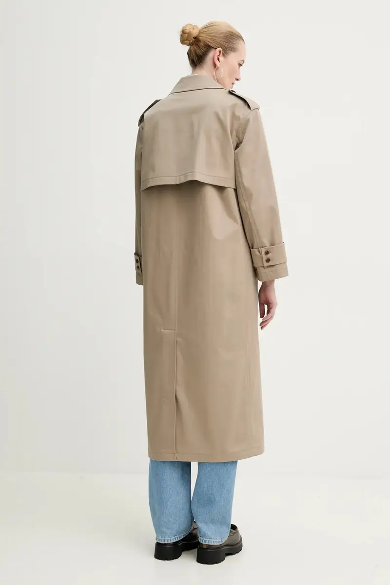 cappotto donna colore beige P0104402 miniatura 3