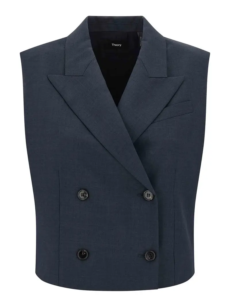 Giubbotto a doppio petto Blu
