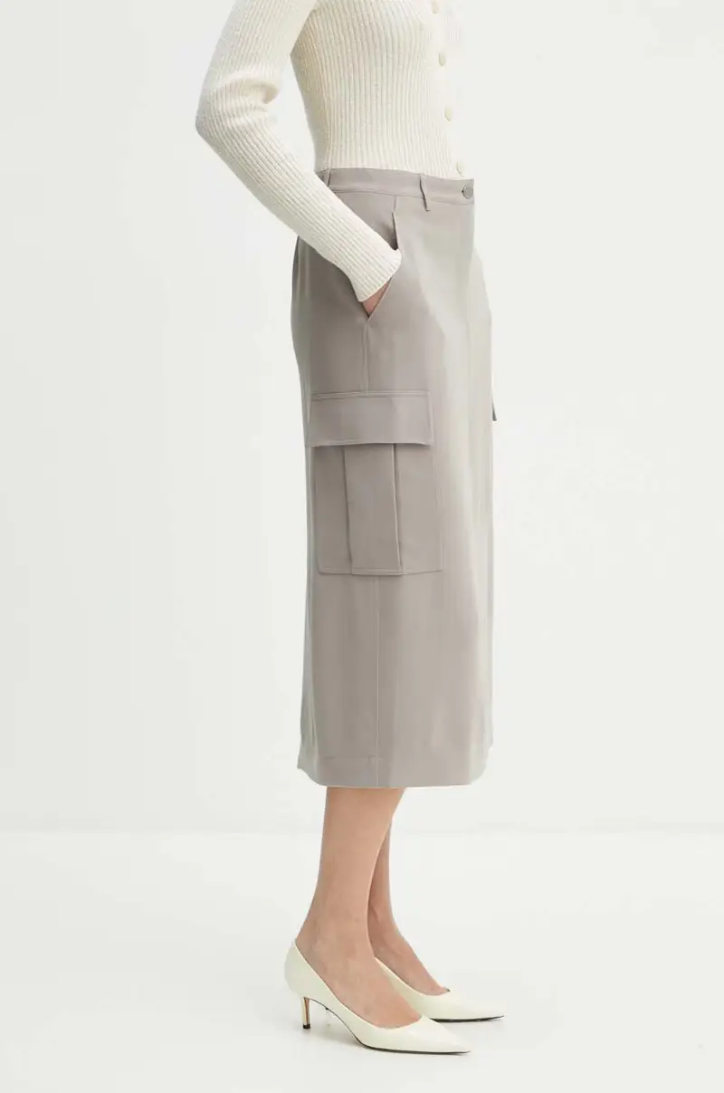 gonna colore beige O0709302 miniatura 3