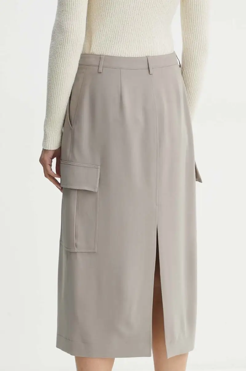 gonna colore beige O0709302 miniatura 4