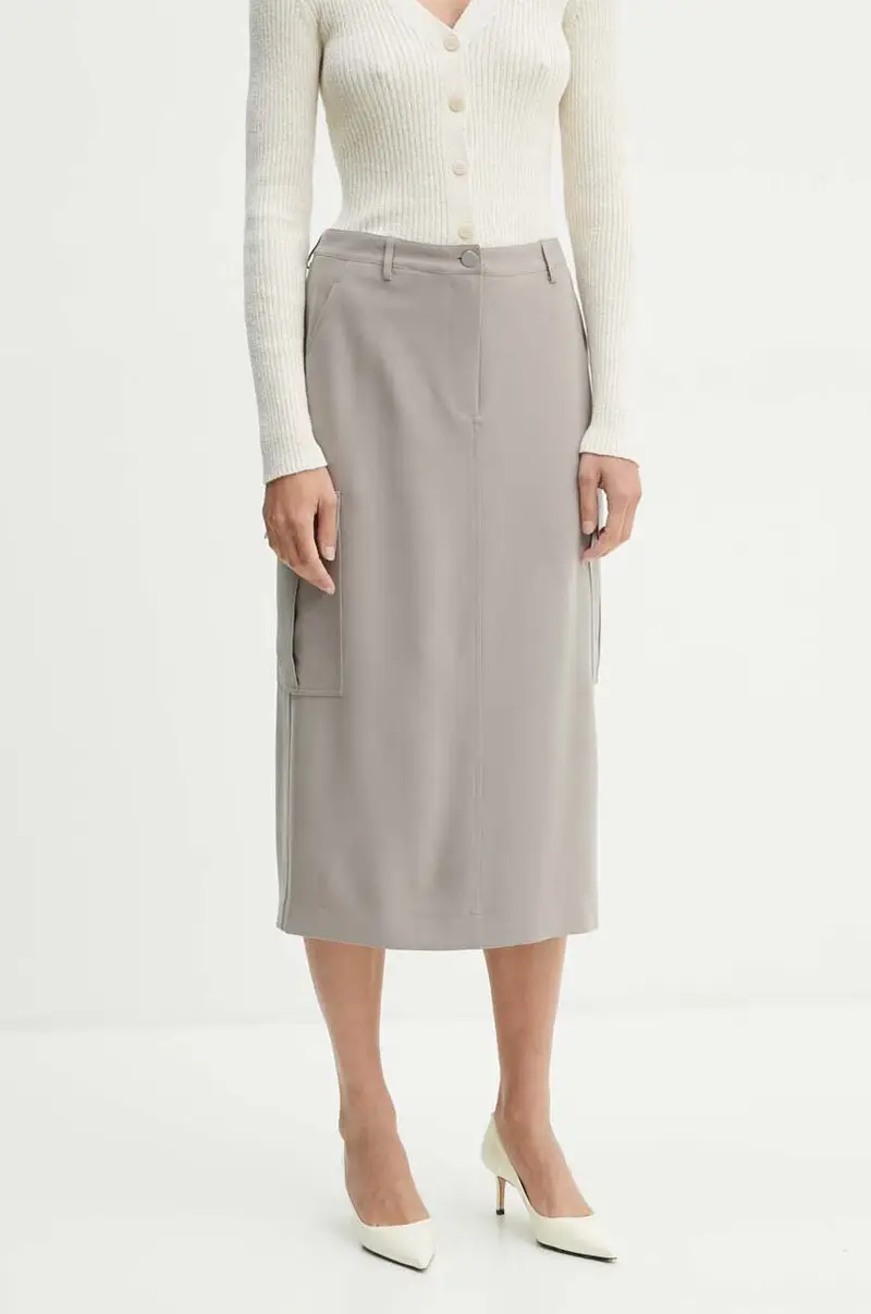 gonna colore beige O0709302