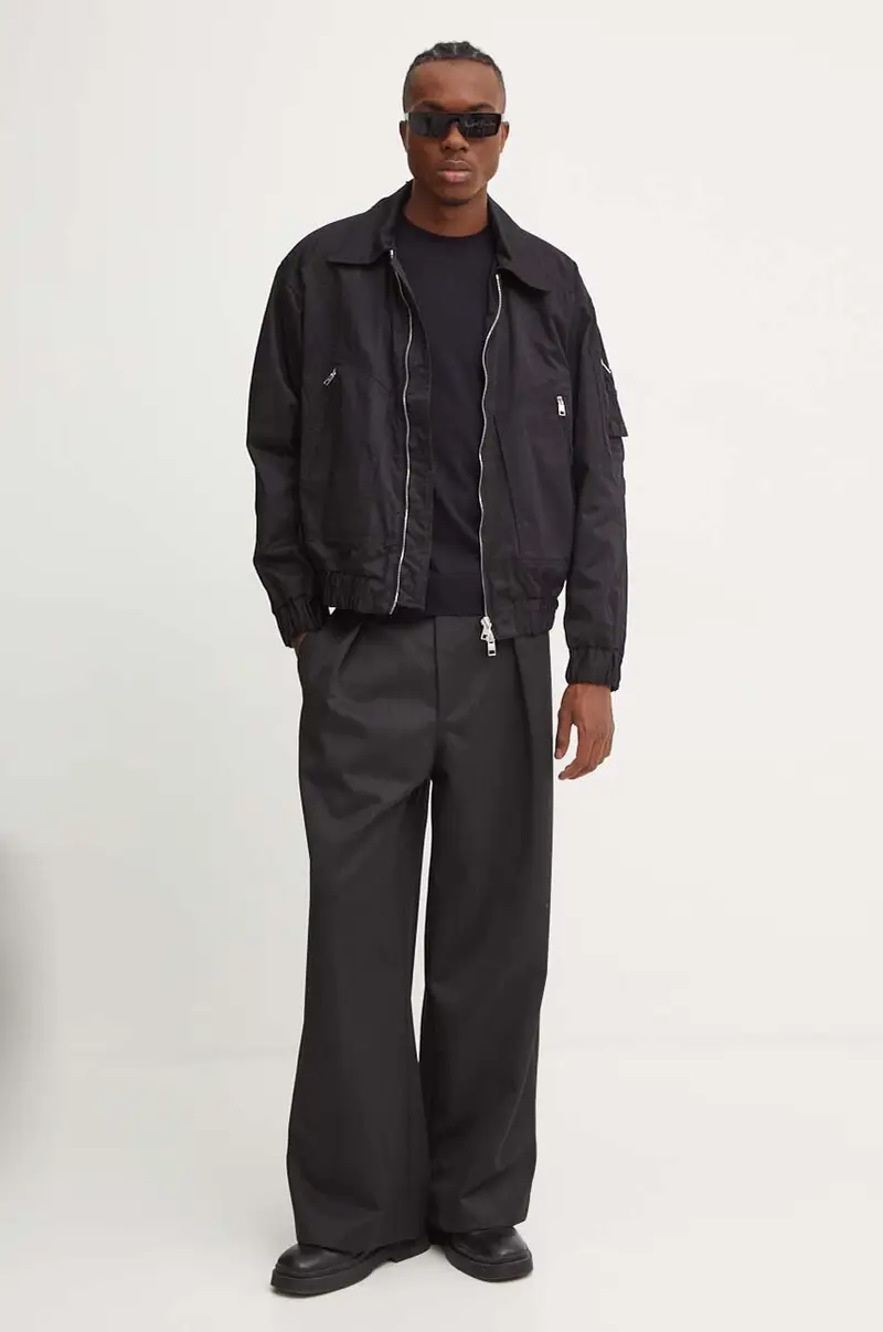 maglione in lana Blu navy miniatura 2