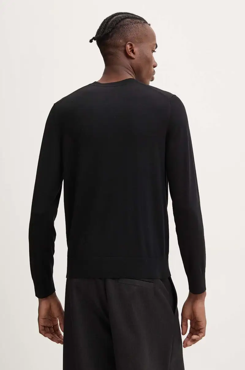 maglione in lana Nero miniatura 3