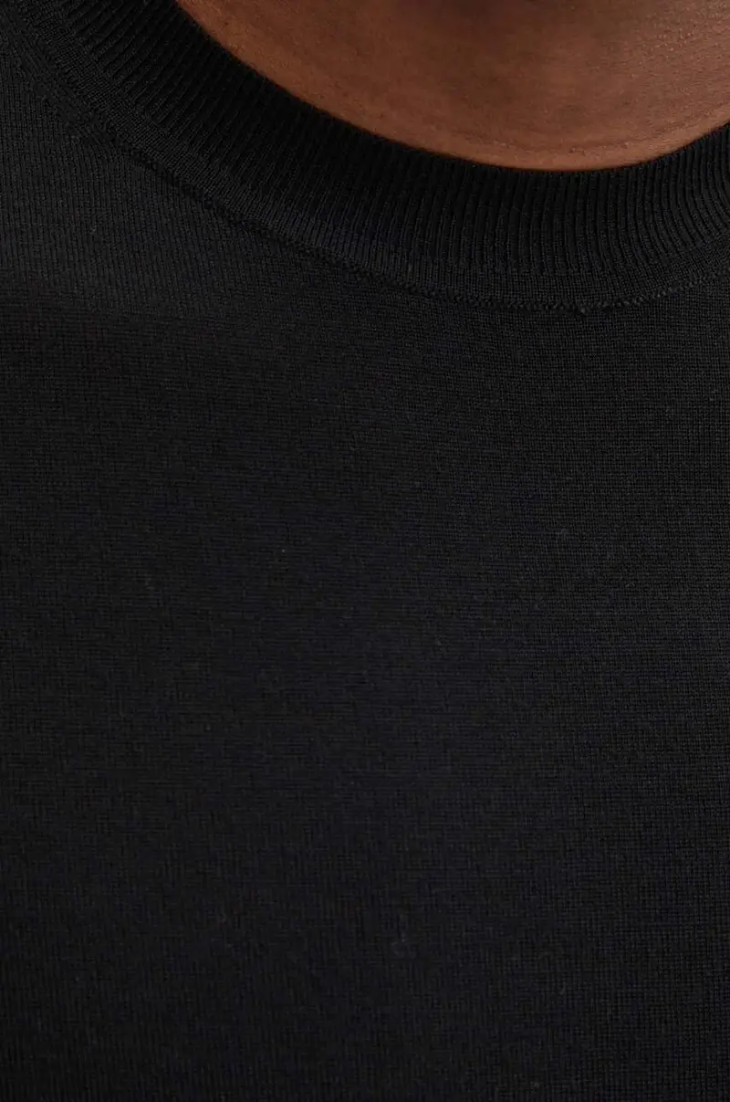 maglione in lana Nero miniatura 5