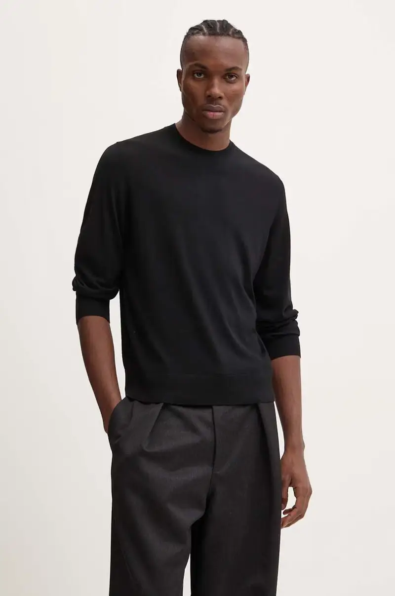 maglione in lana Nero