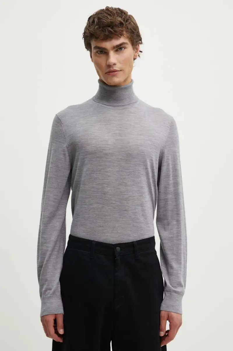 maglione in lana uomo colore grigio M0781705