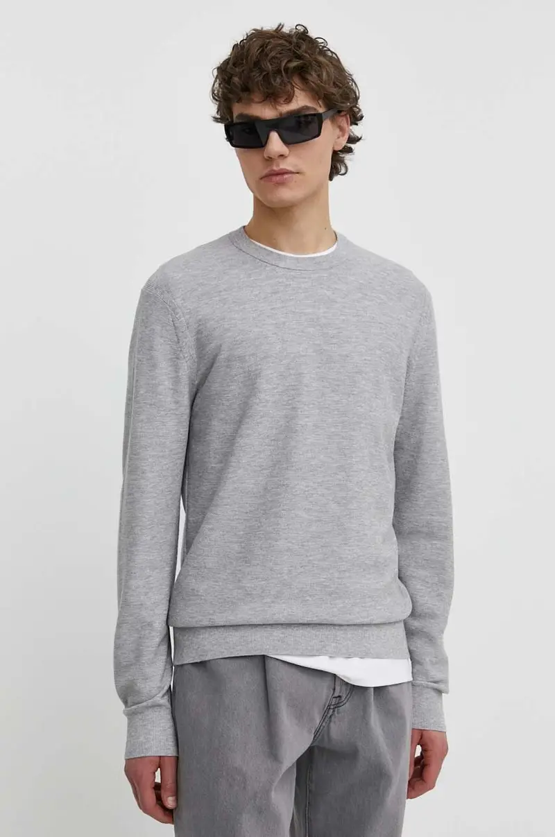 maglione uomo colore grigio