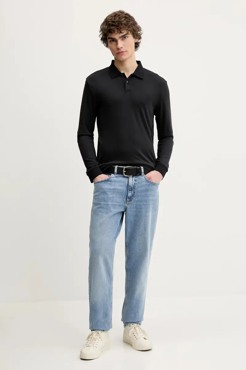 maglione uomo colore nero O1199505 miniatura 2