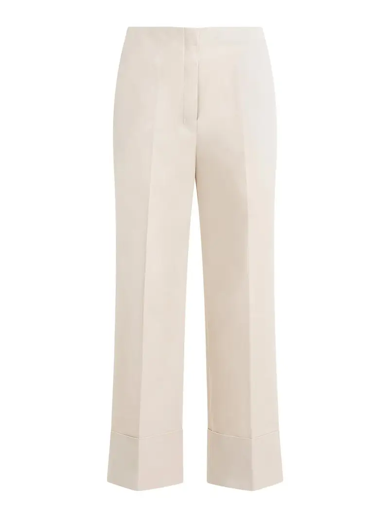 Pantaloni di cotone Beige