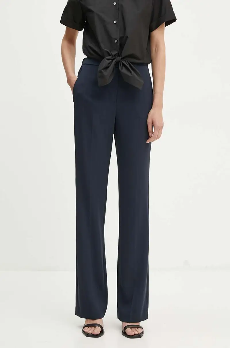 pantaloni donna colore blu navy O0509226