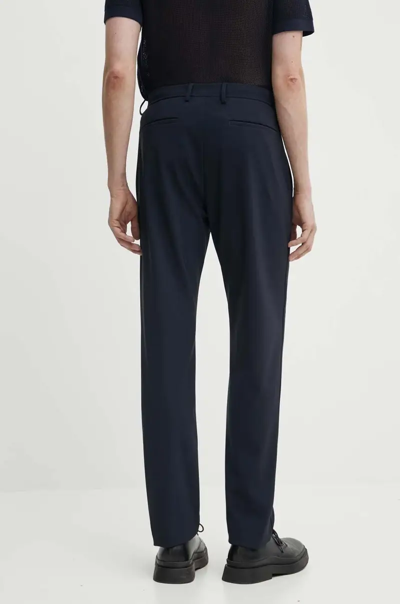 pantaloni uomo colore blu navy miniatura 3