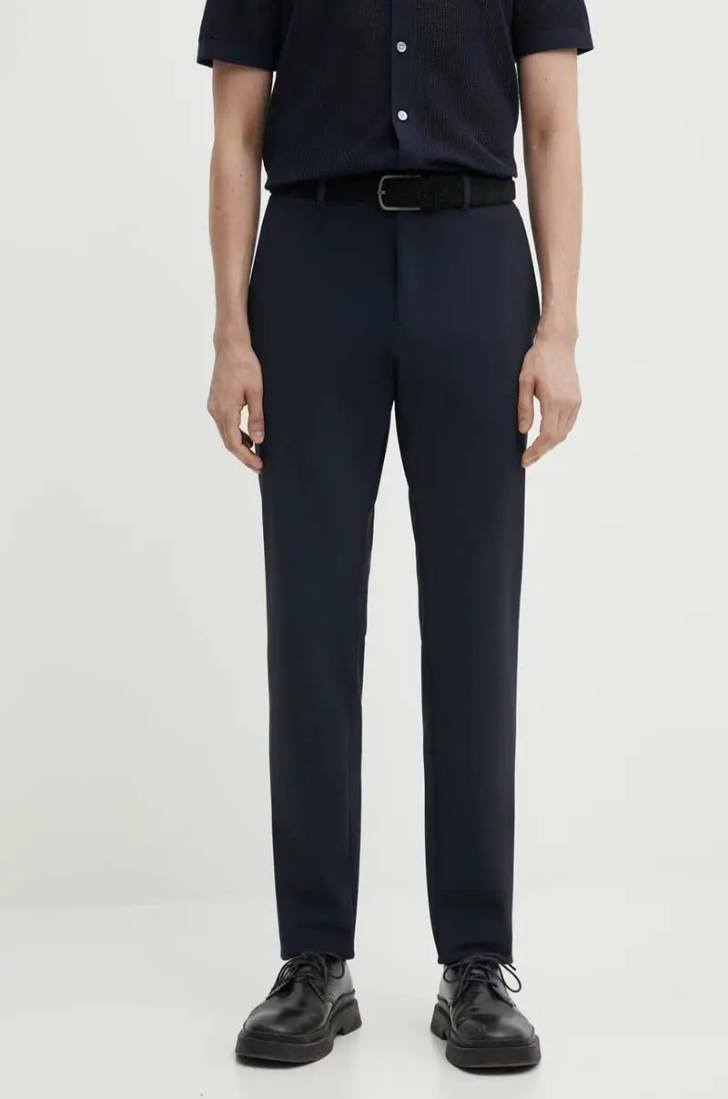 pantaloni uomo colore blu navy