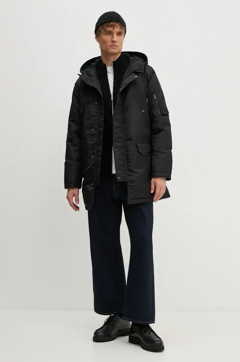 piumino uomo colore nero N0877411 miniatura 2