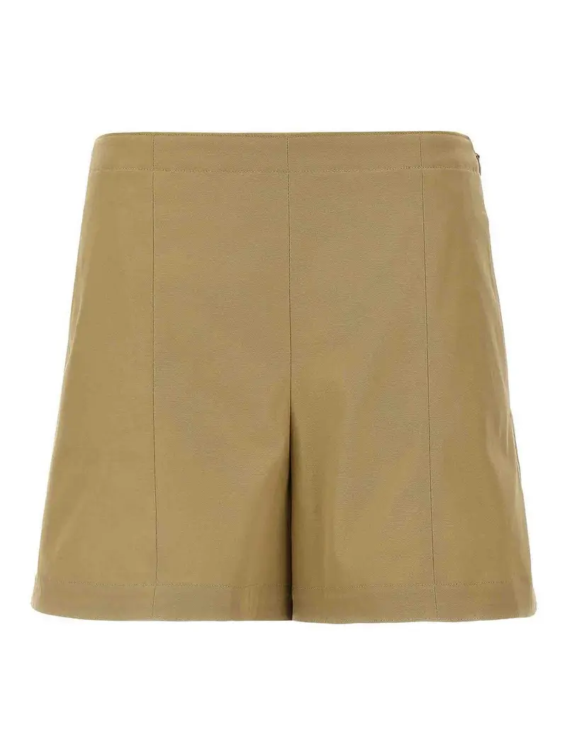 Shorts di cotone Beige