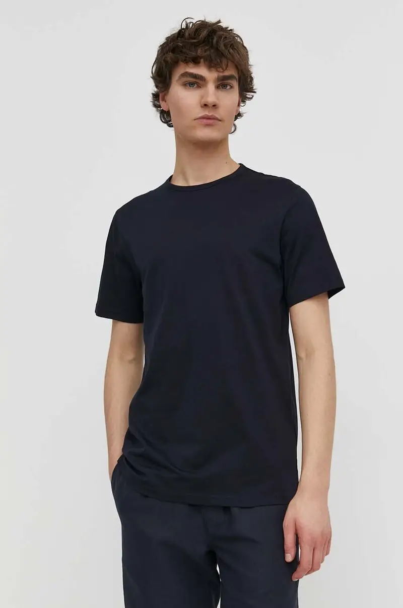 Theory T-shirt Uomo Nero 3767465 miniatura 4