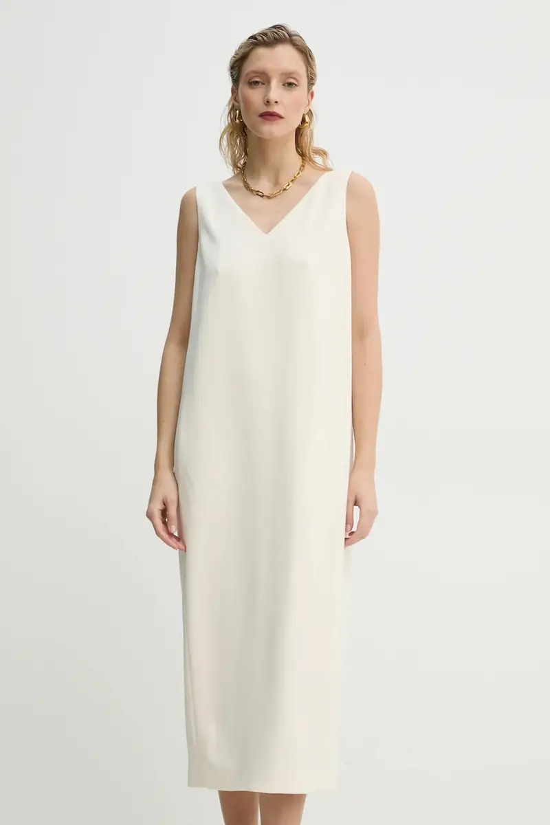 vestito colore beige O1109601