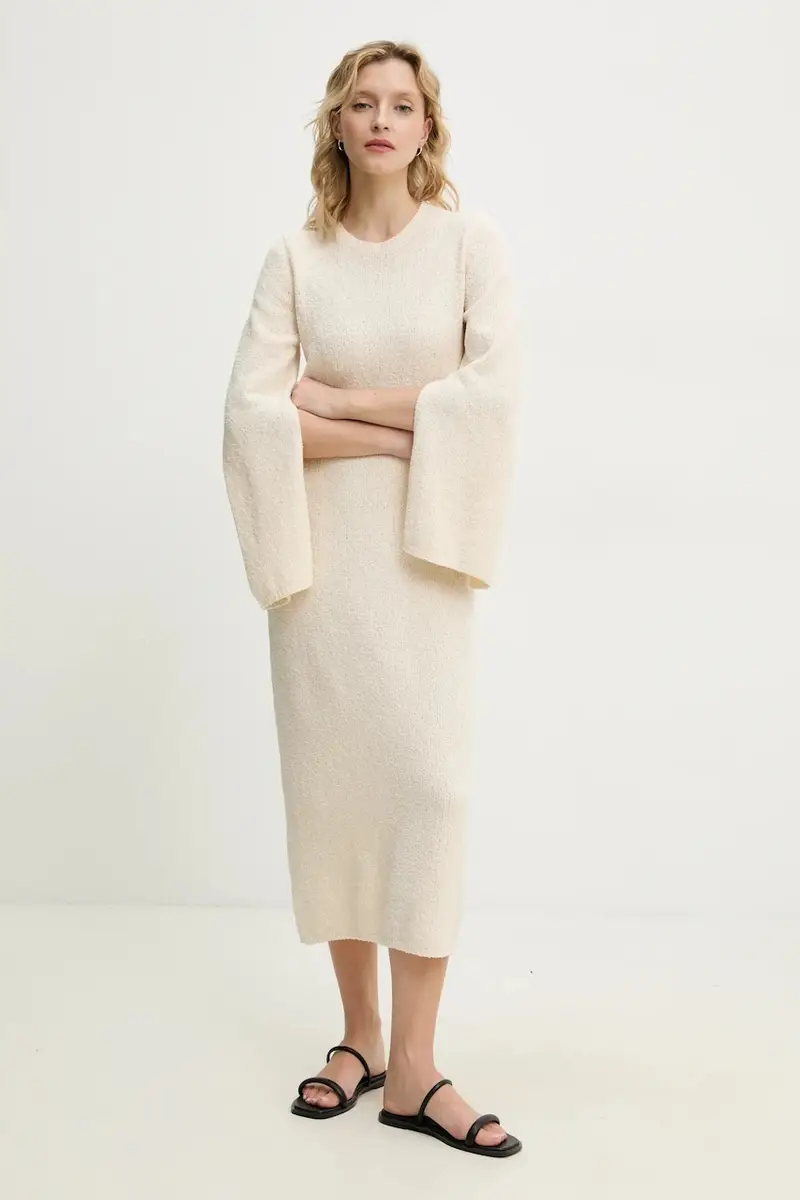 vestito colore beige P0214702