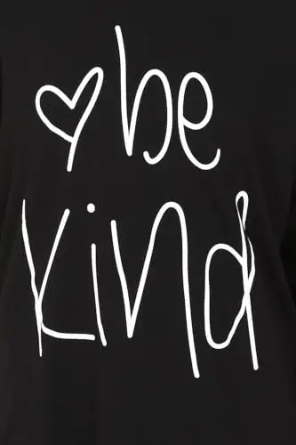 thepyjamafactory Be Kind Love Ragazze Lungo Cotone Pigiama Pjs per Bambini miniatura 3