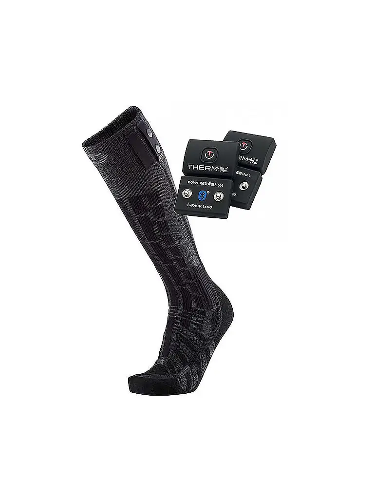 Calze da sci riscaldate Ultra Warm Comfort S E T + S-PACK 1400B nero | 39-41