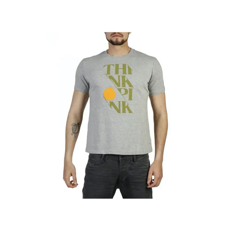 T-Shirt Scritta Grigio S