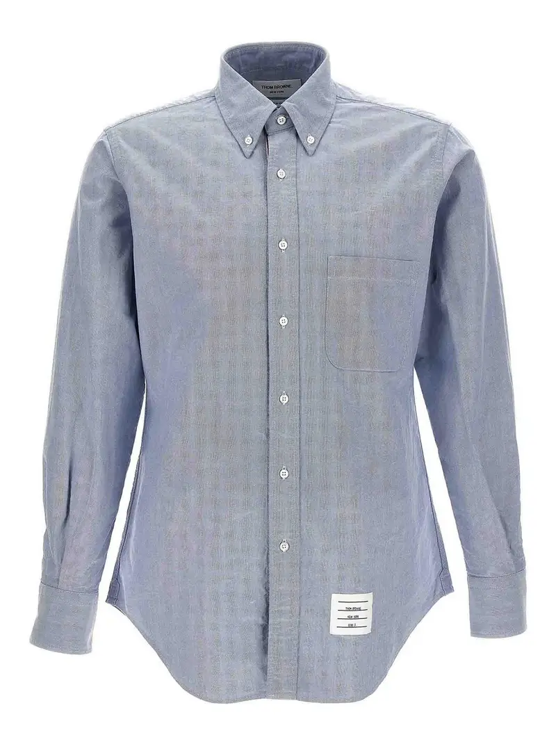 camicia classica Azzurro
