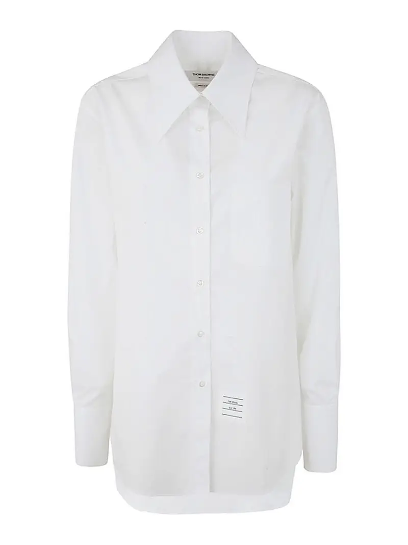 Camicia con colletto Bianco