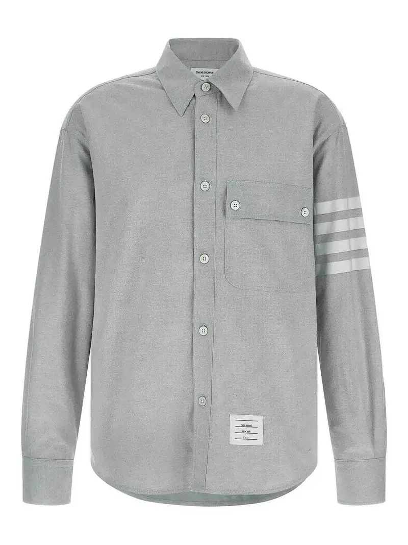 Camicia di flanella Grigio