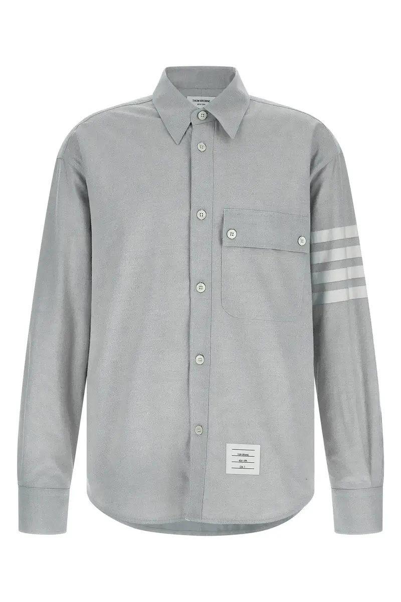 Camicia Flanella '4Bar' Grigio