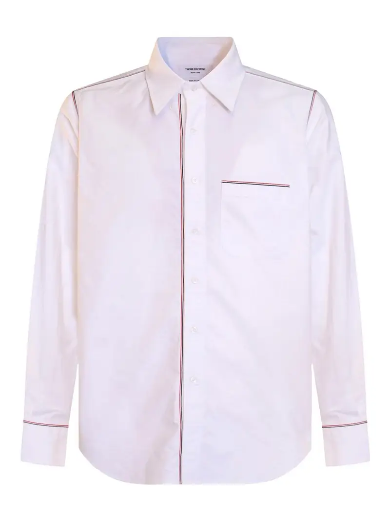 Camicia in cotone bianco