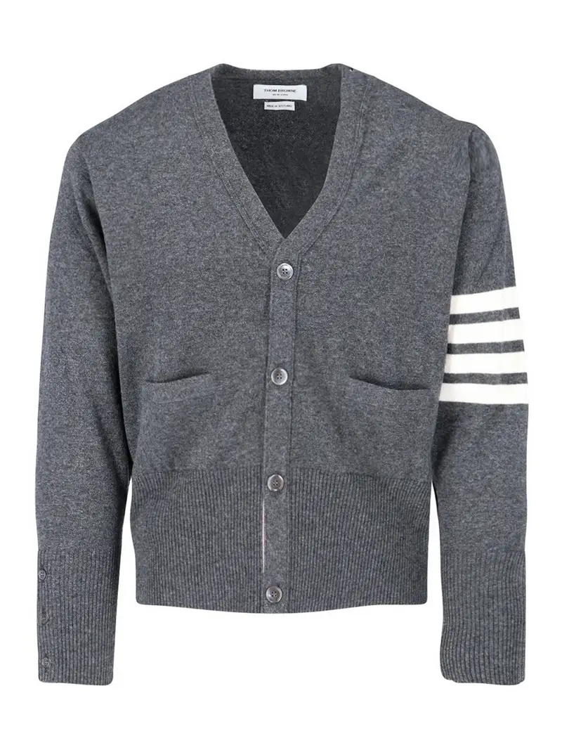 THOM BROWNE Cardigan Grigio 2590466