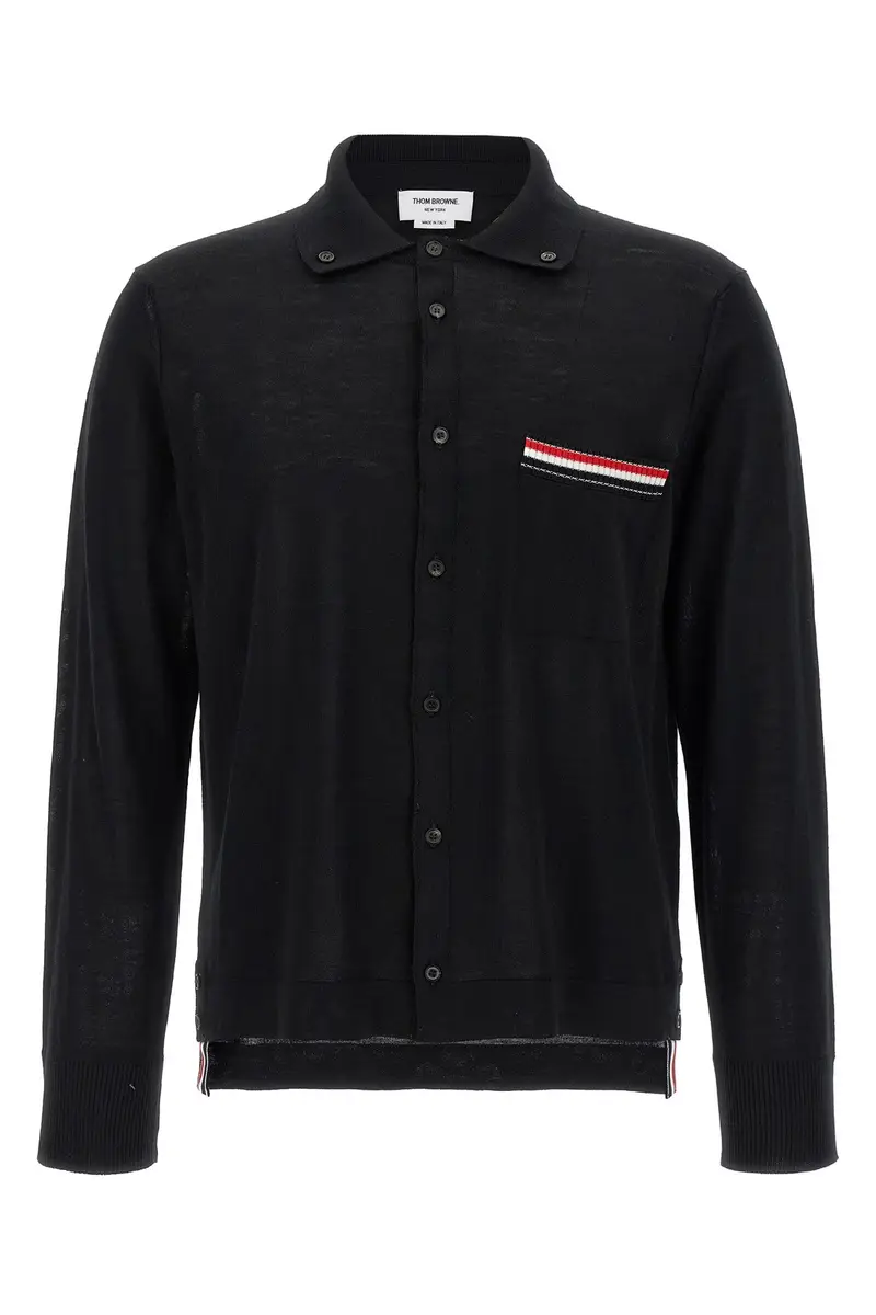 THOM BROWNE Cardigan Nero 2548935