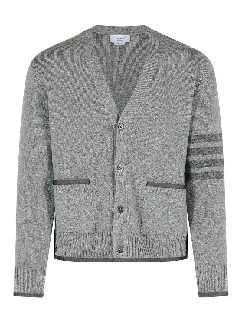 THOM BROWNE Cardigan Grigio 3295281