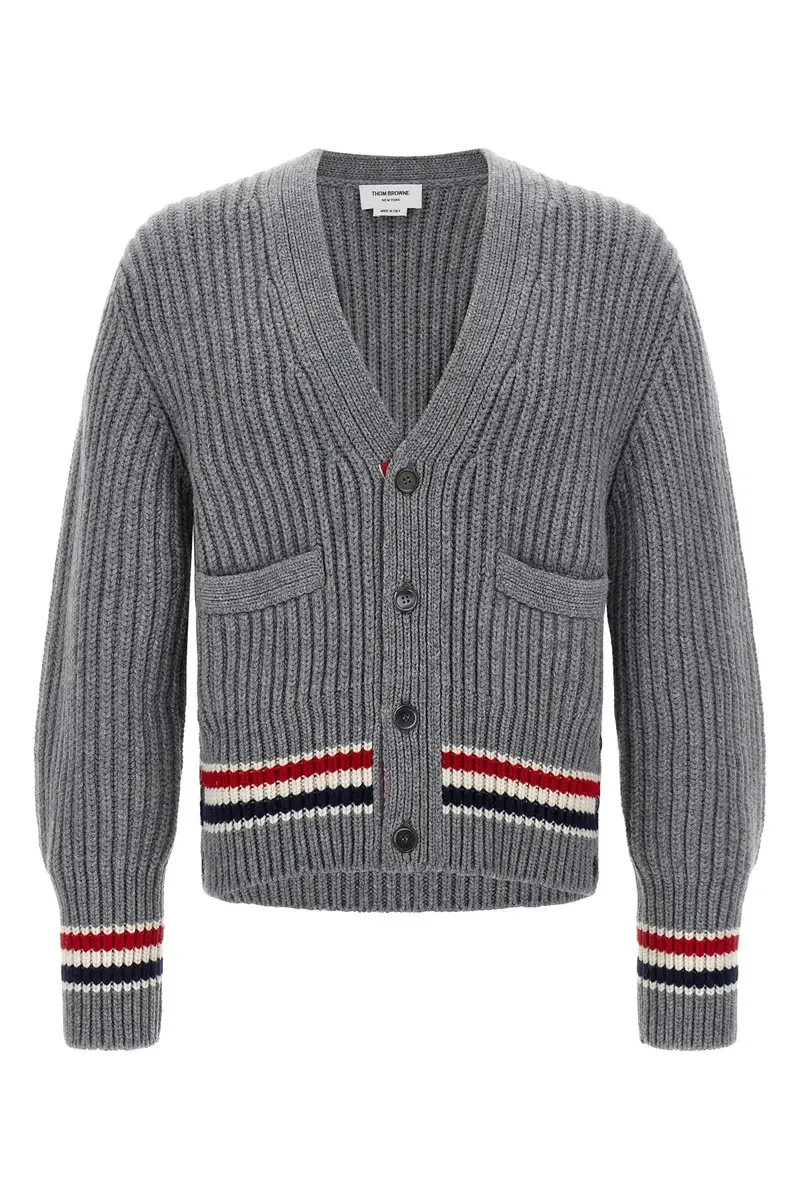 THOM BROWNE Cardigan Grigio 2551933