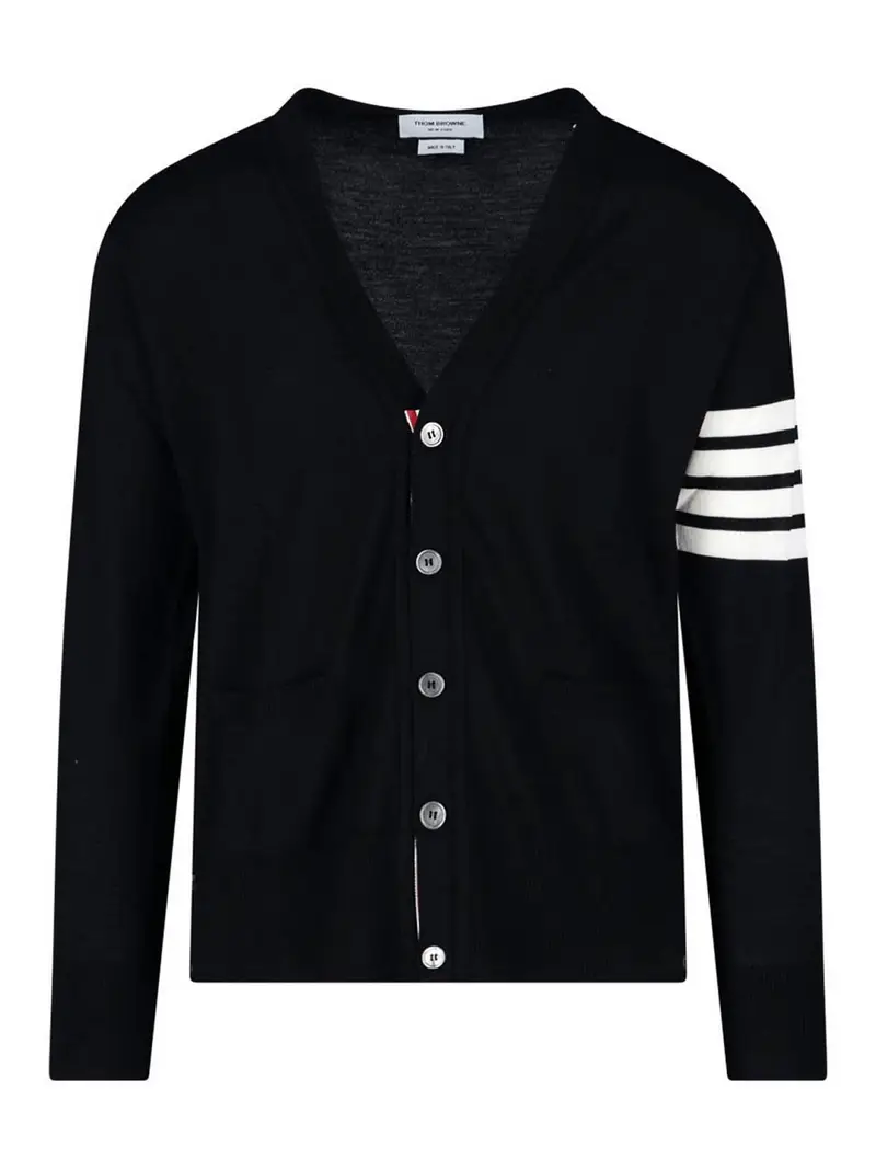 THOM BROWNE Cardigan Nero 4185921